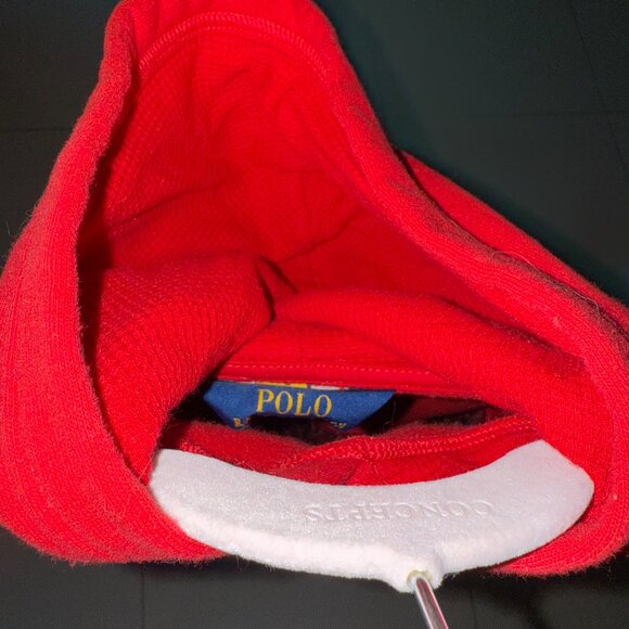 Ralph Lauren Toddler Girl Red Hoodie Dress with Plaid Skirt (2T) - Picture 3 of 6